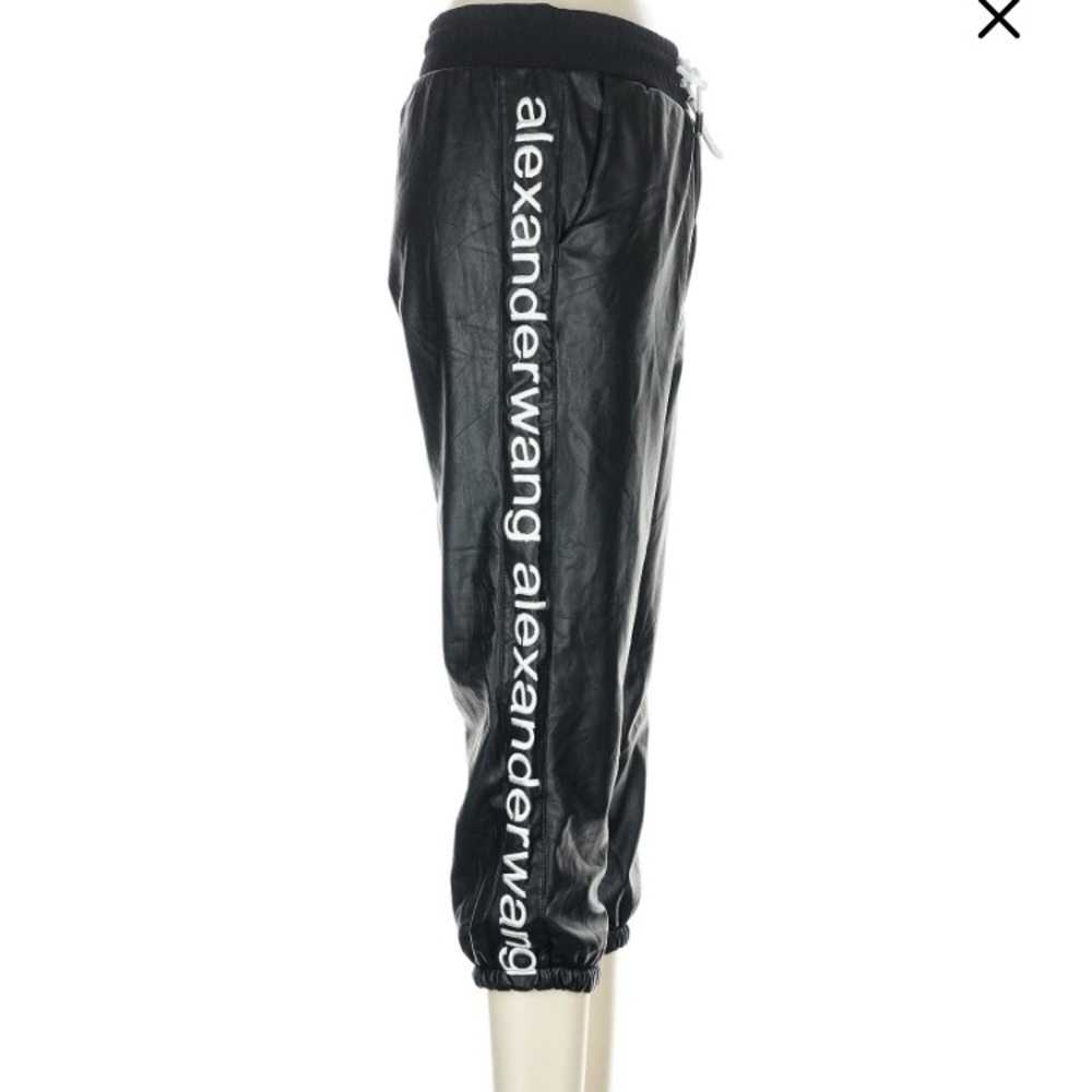 Alexander Wang Black Logo Track Pants